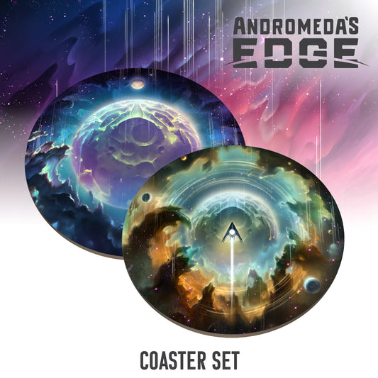 Andromeda's Edge: Moon Coaster Set (2)