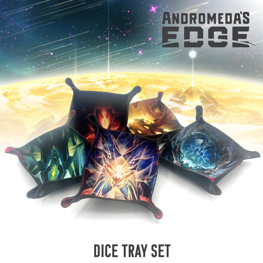 Andromeda's Edge: Set of 5 Neoprene Dice Trays