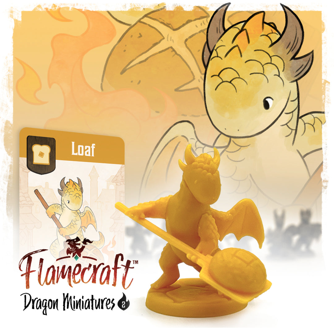 Series 2 Flamecraft Dragon Minatures