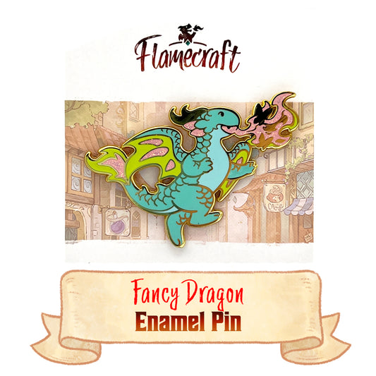 Fancy Dragon Enamel Pin
