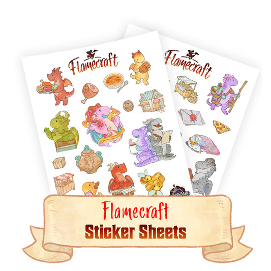 Flamecraft Sticker Sheets