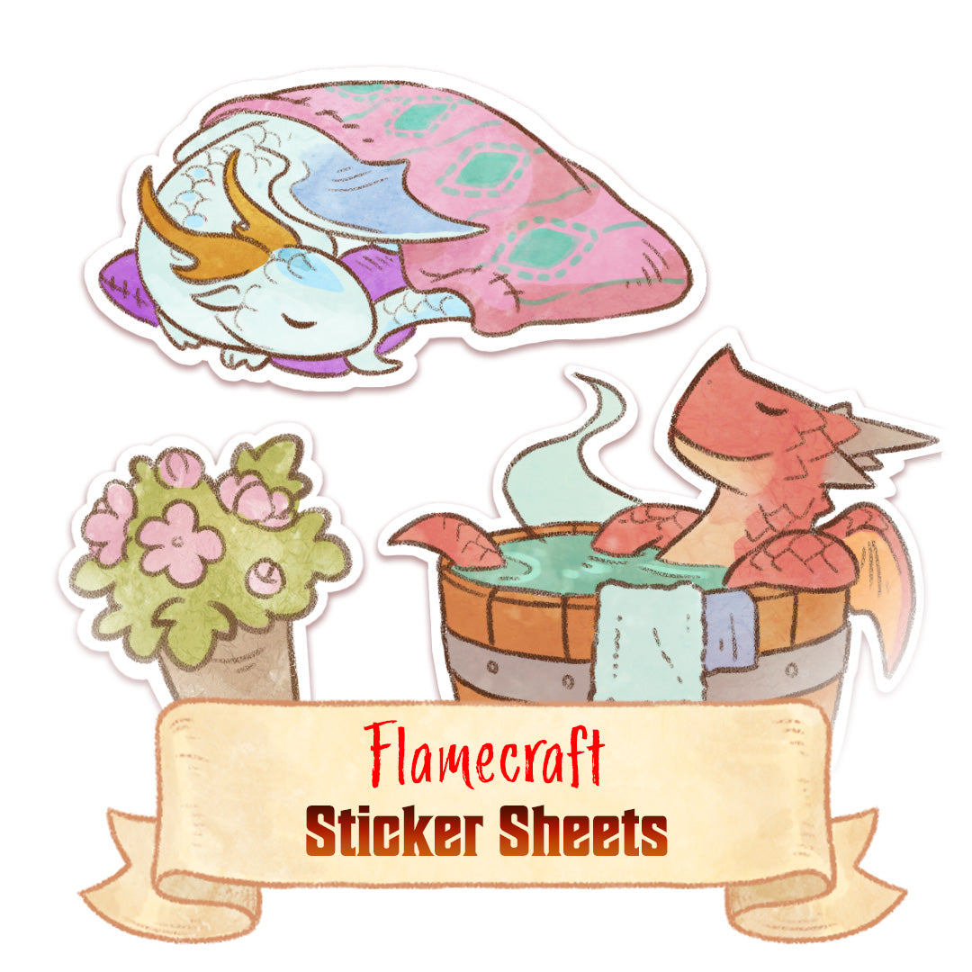 Flamecraft Sticker Sheets